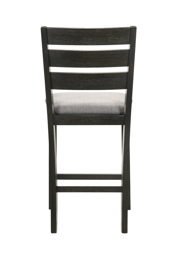 Bardstown Charcoal/Wheat Counter Height Chair, Set of 2