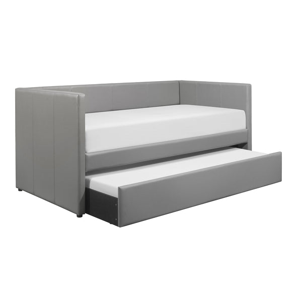 Adra Gray Twin Daybed with Trundle -  - Luna Furniture