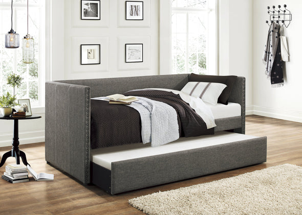 4969GY* (2) Daybed with Trundle - Luna Furniture