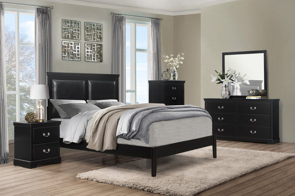 Seabright Black Bedroom Mirror - Luna Furniture