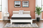 10 Inch Pocketed Hybrid White Queen Mattress - M58931X - Luna Furniture
