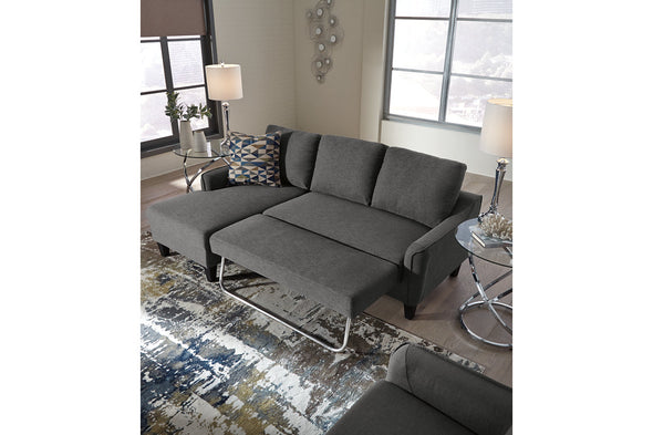 Jarreau Gray Sofa Chaise Sleeper -  - Luna Furniture