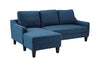 Jarreau Blue Sofa Chaise Sleeper -  - Luna Furniture