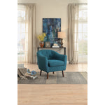 Lucille Blue Accent Chair - Luna Furniture