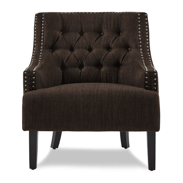 Charisma Chocolate Accent Chair - Luna Furniture