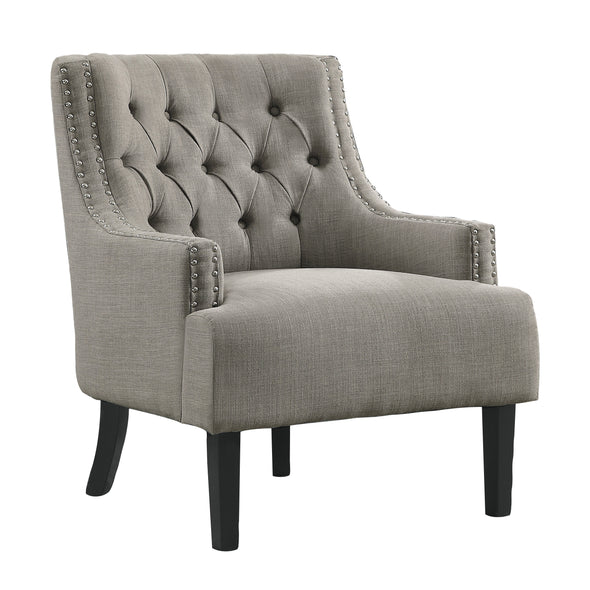 Charisma Taupe Accent Chair - Luna Furniture