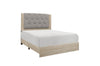Whiting Cream King Panel Bed - Luna Furniture