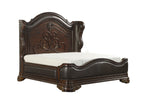 Royal Highlands Rich Cherry King Panel Bed - Luna Furniture