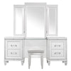 1616W-15* (3) Vanity Dresser with Mirror - Luna Furniture