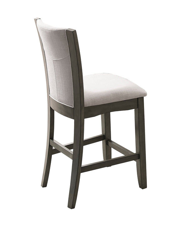Camelia Gray Counter Height Chair, Set of 2