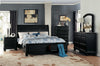 Laurelin Black King Storage Platform Sleigh Bed - Luna Furniture