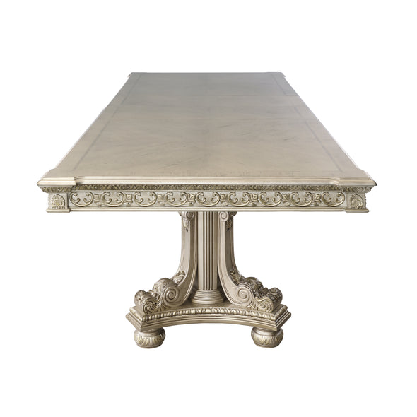 Catalonia Platinum Gold Extendable Dining Table