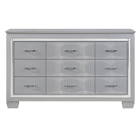 Allura Silver Dresser - Luna Furniture