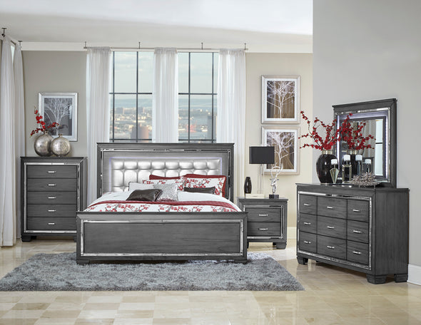 Allura Gray Chest - Luna Furniture