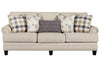 Meggett Linen Sofa -  - Luna Furniture