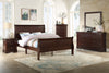 Louis Philip Cherry King Sleigh Bed - Luna Furniture