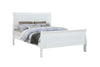 Louis Philip White Full Sleigh Bed - Luna Furniture
