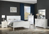 Louis Philip White Sleigh Bedroom Set - Luna Furniture
