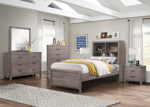 2042NBT-1* (3) Twin Platform Bed - Luna Furniture