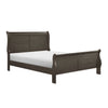 Louis Philip Stained Gray Youth Sleigh Bedroom Set - Luna Furniture