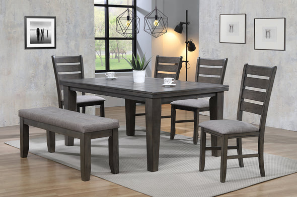 Bardstown Gray Extendable Dining Table - Luna Furniture