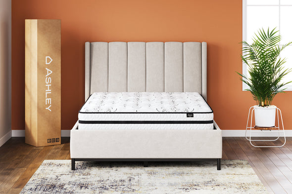 Chime 10 Inch Hybrid White Queen Mattress in a Box -  - Luna Furniture