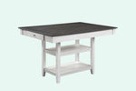 Nina Chalk/Gray Counter Height Table