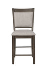 Fulton Gray Counter Height Chair, Set of 2