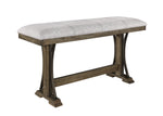 Quincy Grayish Brown Counter Height Bench