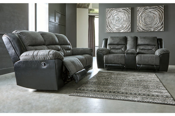 Earhart Slate Reclining Sofa -  - Luna Furniture