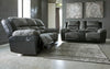 Earhart Slate Reclining Living Room Set - Luna Furniture