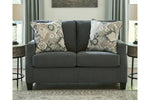 Bayonne Charcoal Loveseat -  - Luna Furniture