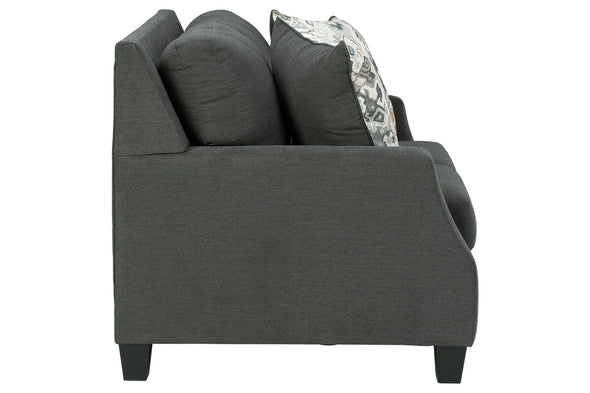 Bayonne Charcoal Loveseat -  - Luna Furniture