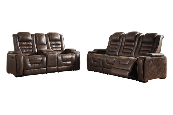 Game Zone Bark Power Reclining Sofa -  - Luna Furniture