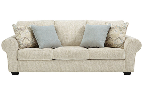 Haisley Ivory Queen Sofa Sleeper -  - Luna Furniture