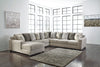 Ardsley Pewter 4-Piece Large LAF Sectional -  - Luna Furniture