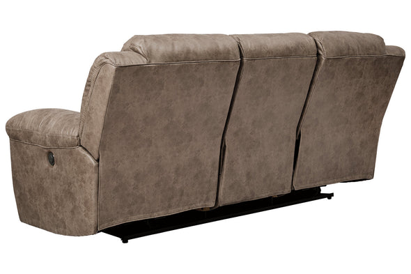 Stoneland Fossil Power Reclining Sofa -  - Luna Furniture