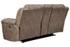 Stoneland Fossil Power Reclining Loveseat with Console -  - Luna Furniture