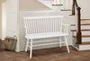 Jerimiah Spindleback White Bench - Luna Furniture