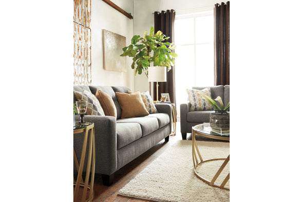 Daylon Graphite Loveseat -  - Luna Furniture