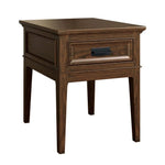 Frazier Park Brown Cherry Wood End Table