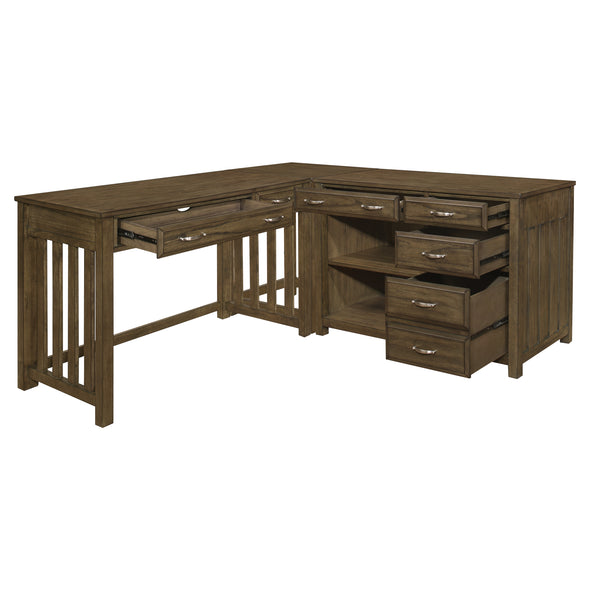 4522*3 3pc Corner Desk (Desk+Corner+Credenza) - Luna Furniture