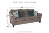 Nemoli Slate Queen Sofa Sleeper -  - Luna Furniture