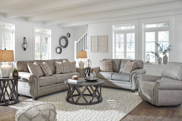 Olsberg Steel Living Room Set - Luna Furniture