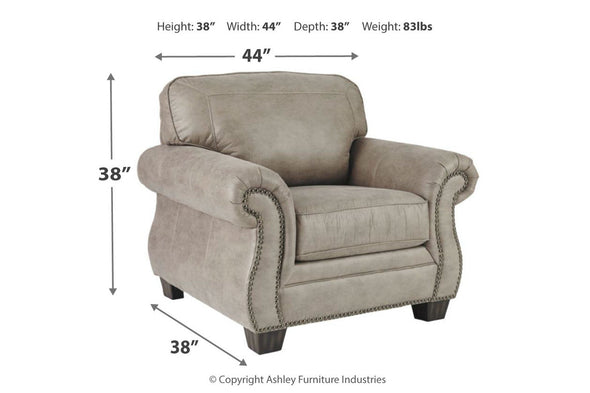 Olsberg Steel Chair - Ashley - Luna Furniture