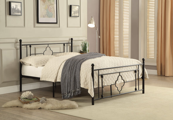 Morris Black Twin Metal Platform Bed | 2051 - Luna Furniture
