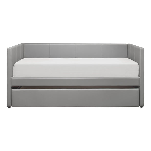 Adra Gray Twin Daybed with Trundle - Luna Furniture