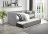 Adra Gray Twin Daybed with Trundle - Luna Furniture