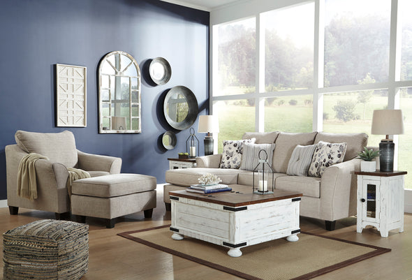 Abney Driftwood Living Room Set - Luna Furniture