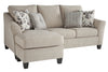 Abney Driftwood Sofa Chaise -  - Luna Furniture